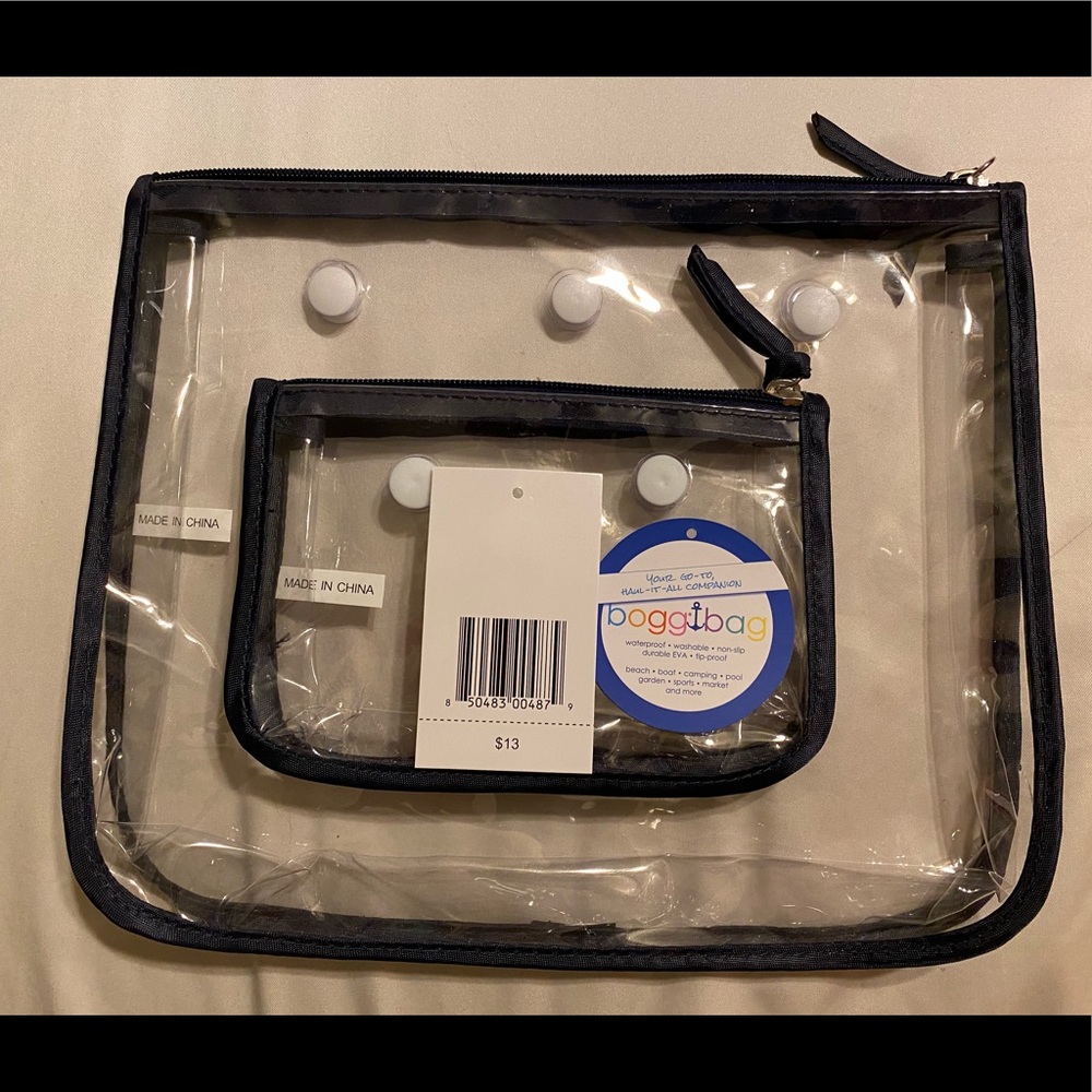 NWT Bogg Bag Navy Insert Bags (set of 2)